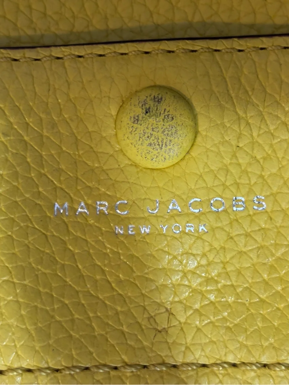 Marc Jacobs Sunshine Yellow Zip-Around Mini Wallet - Picture 7 of 7